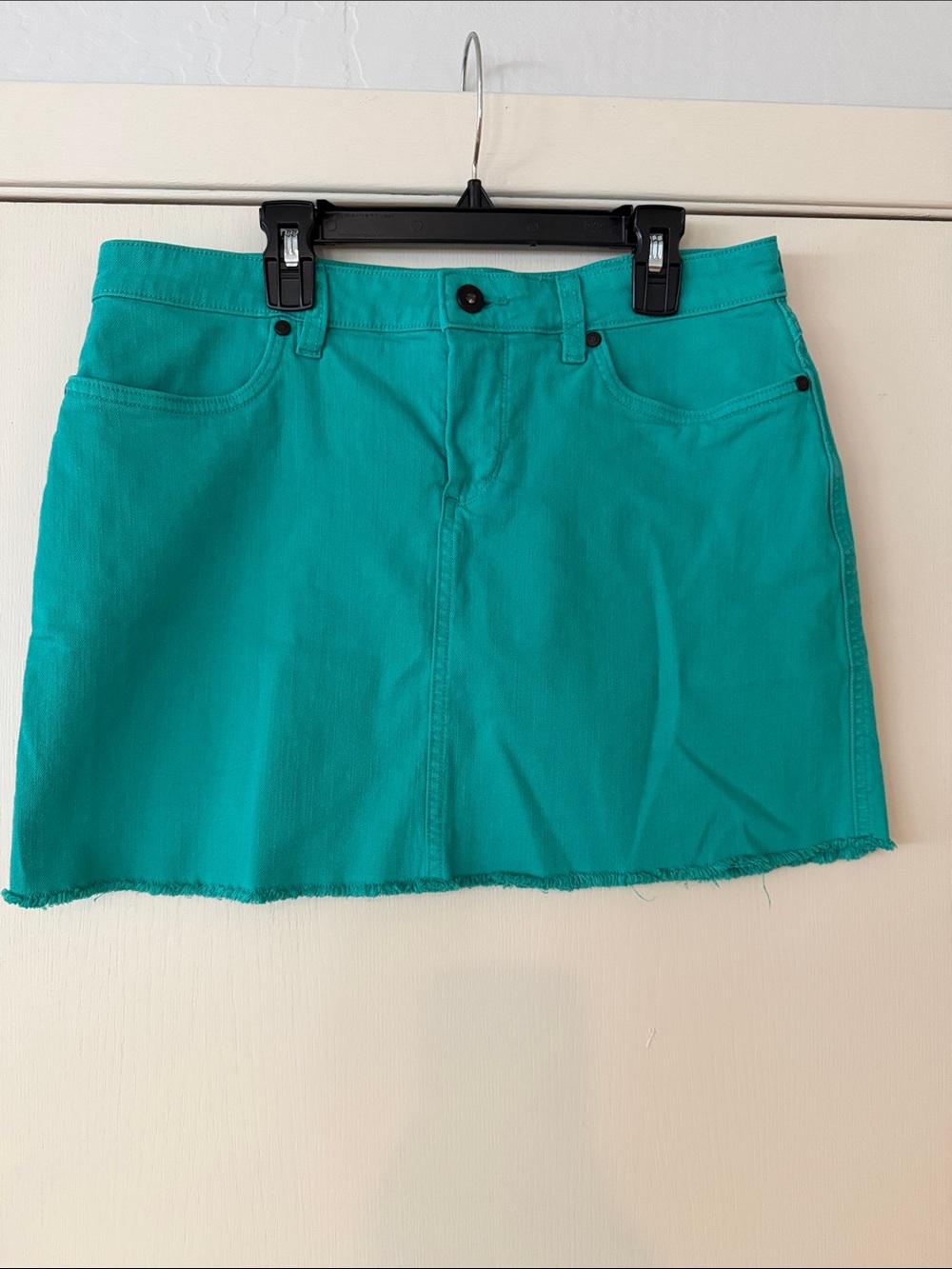 Carve Designs Teal Mini Skirt